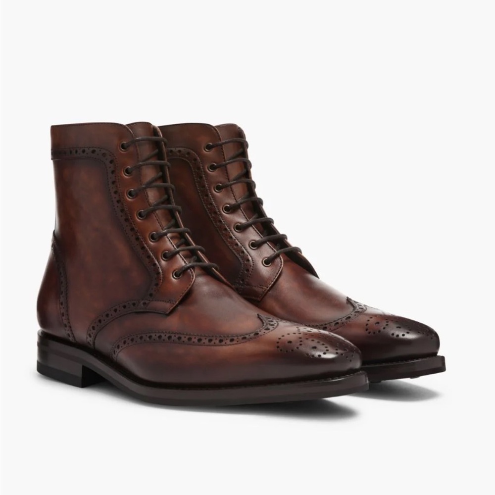 Thursday Boots Wingtip size 10 brown